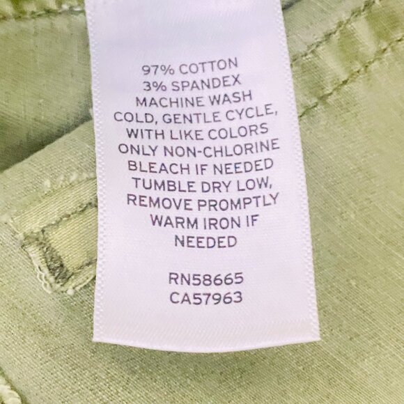 Lime Green Utility Chic — B.P. Cargo Pants (Size 6) - Picture 16 of 17